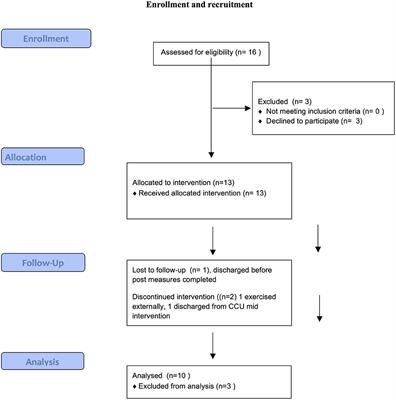 Evaluating the Feasibility of a Pilot Exercise Intervention Implemented Within a Residential Rehabilitation Unit for People With Severe Mental Illness: GO HEART: (Group Occupational Health Exercise and Rehabilitation Treatment)